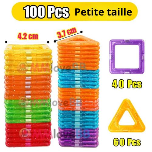 Jouet Enfant 3 4 5 6 7 8 Ans Magnetique 40PCS Blocs Jeux de Constru